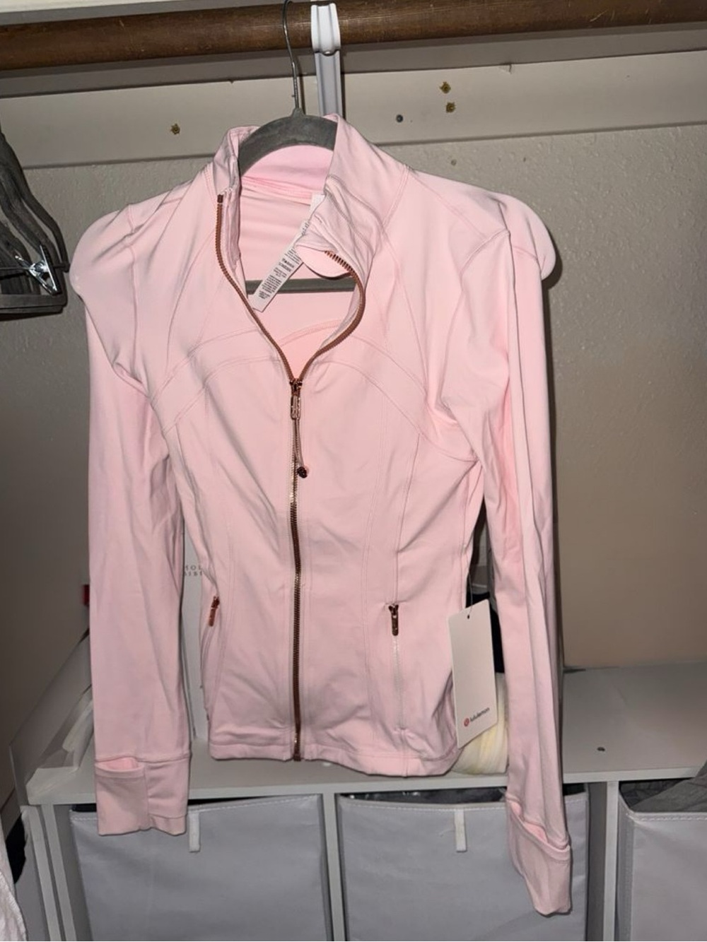 Lululemon Light Pink Women's Zip-Up Jacket size 4